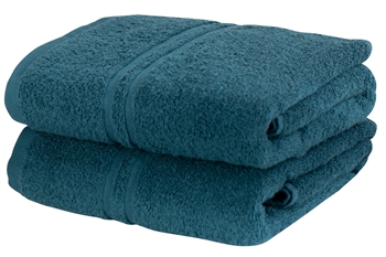 Badehåndkle - 65x130 cm - Blå - IN Style Håndklær , Håndklestørrelser , Badehåndkle 70x140 cm