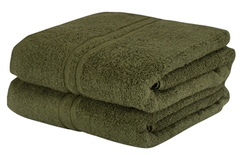 Badehåndkle - 65x130 cm - Grønn - IN Style Håndklær , Håndklestørrelser , Badehåndkle 70x140 cm