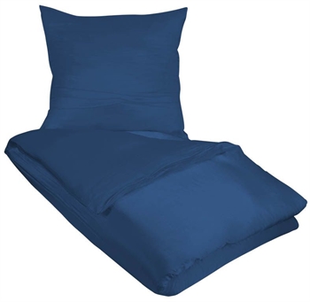 Dobbelt silke sengetøy - 200x220 cm - Blå - 100% Silke - Butterfly Silke
