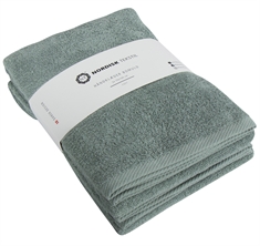 Håndklær - 2 stk. 70x140 cm - Støvete grønn - 100% bomull 