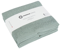 Håndklær - 2 stk. 50x100 cm - Støvete grønn - 100% bomull 
