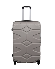 Stor koffert - Military grå - Hardcase koffert - Smart reisekoffert