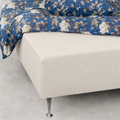 Stretchlaken 90x200 cm - Off white jersey laken - 100% bomull - Formsydd laken til madrass
