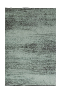 Gulvteppe - Løst teppe med sklisikker bakside - Grønt teppe med stonewashed-effekt - Mykt teppe fra Nordstrand Home Kristina