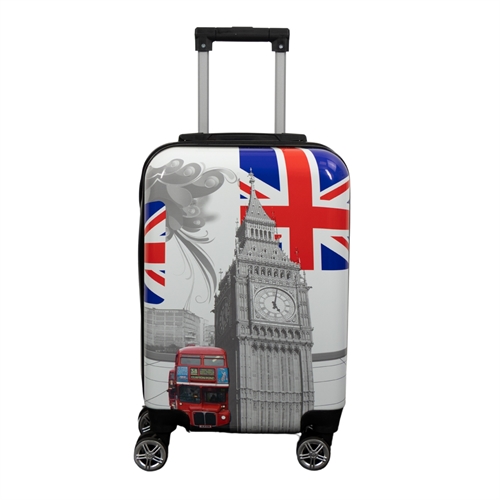 Kabin koffert - Hardcase lettvekt koffert - Trolley med motiv - City of London