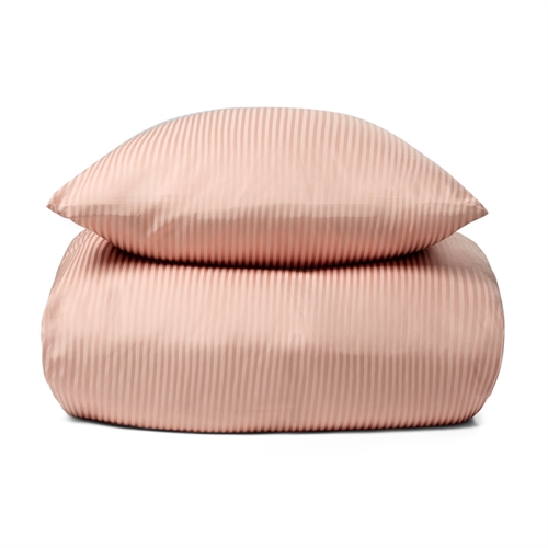 Sengetøy i 100 % egyptisk bomull - 140x200 cm - Peach sengetøy - Ekstra mykt sengesett fra By Borg