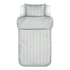 Stripet sengetøy - Mikkeli grey - 2 i 1 design - Sengetøysett i 100% enzymvasket bomull - Marc O'Polo