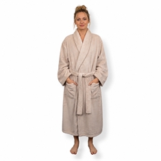 Morgenkåpe - Myk fleece - Sand