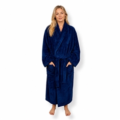 Morgenkåpe - Myk fleece - Blå
