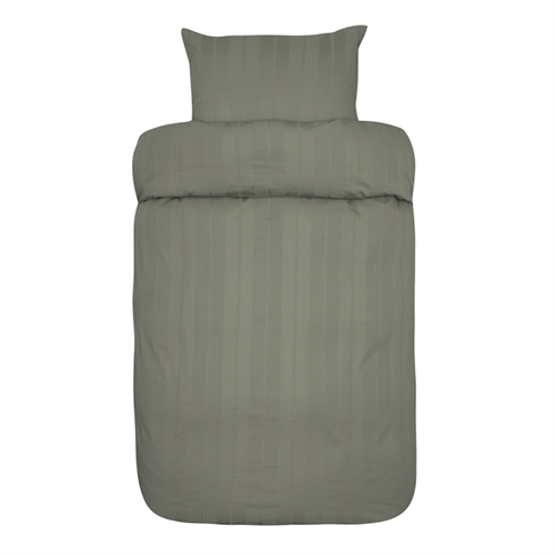 Sengetøy 140x220 cm - Midnattsgrønn - 100% ekstra fin bomull - Satinkrepp - Sengesett fra Høie