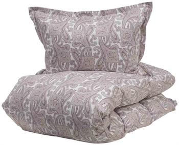 Borås sengetøy - 140x200 cm - Milazzo rosa - Sengesett i 100% bomullsateng - Borås Cotton sengetøy