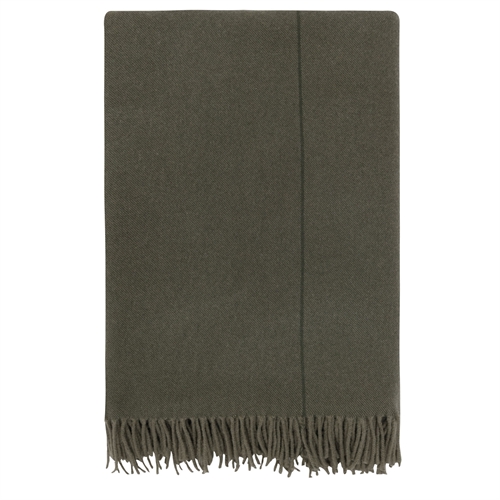 Ullpledd i 80% lammeull - Ekstra mykt Høie of Scandinavia lammeullpledd - Monte Viso grønn
