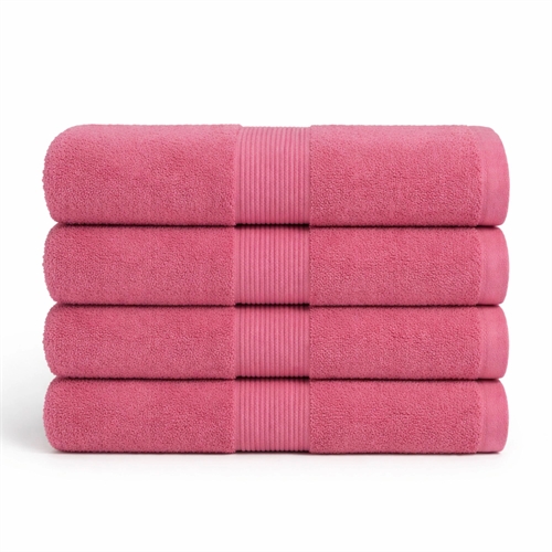 Bomullshåndkle - 100% bomull - Badehåndkle 70x140 cm - Rosa