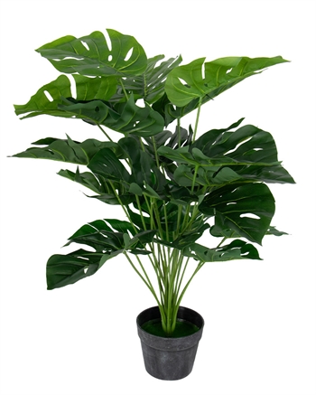 Kunstig plante 75 cm høy - Vakker og karakteristisk monstera Innredning , Dekorasjon  , Kunstige planter
