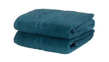 Gjestehåndklær - 30x50 cm - Blå - IN Style Håndklær , Håndklestørrelser , Gjestehåndklær 40x60 cm