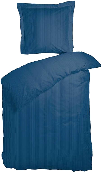 Sengetøy - 140x200 cm - Night &amp; Day sengesett - Raie blå striper - Bomullssateng Sengetøy ,  Enkelt sengetøy , Enkelt sengetøy 140x200 cm