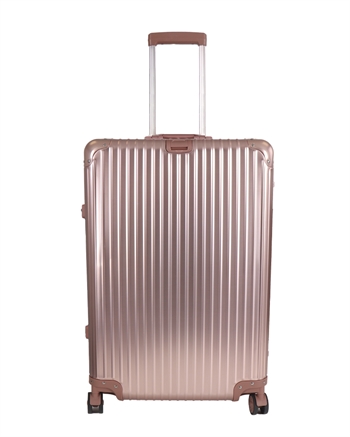 Aluminiumskoffert - Roségull - Stor - Luksuriøs reisekoffert med TSA-lås Kofferter og koffert sett