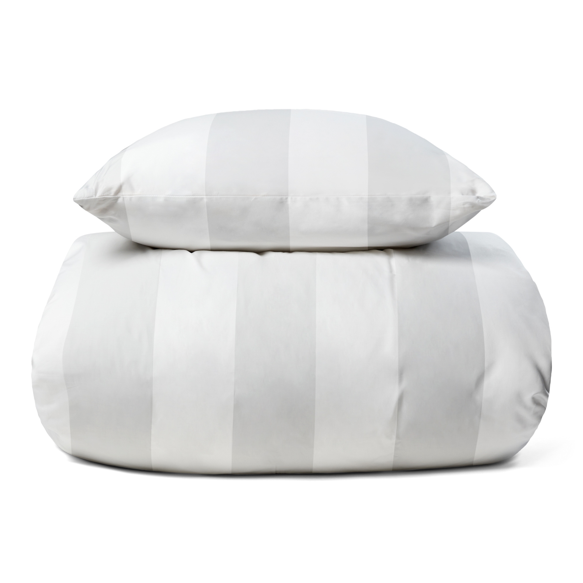 Luksuriøst sengetøy - 150x210 cm - Hvitt eksklusivt sengesett i 100% bomullssateng fra By Borg