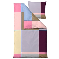 Sengetøy - 100% bomullssatin - Södahl Colour Block - Lilla