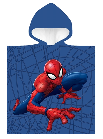 Badeponcho - Spiderman - 100% bomull håndklær til barn - 50x100 cm-