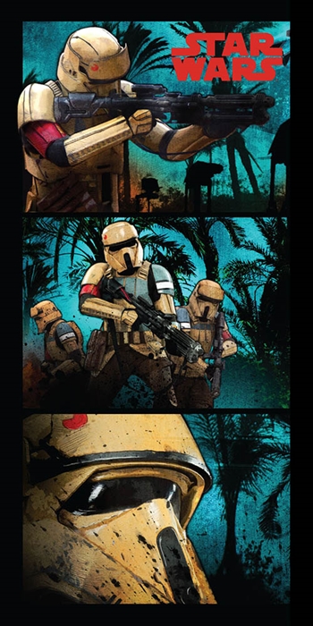 Badehåndkle - Star Wars - Stormtroopers - 70x140cm