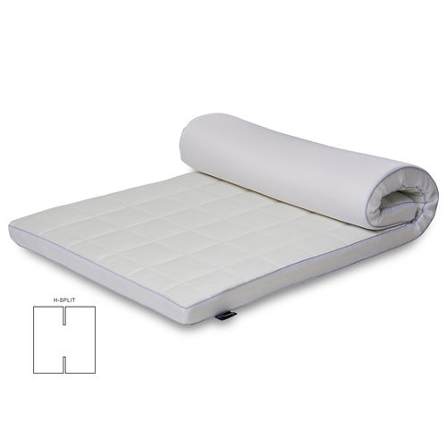 Naturlatex H-splittet topmadras - 180x200 cm - 7 cm høy - 100% Talalay naturlatex - Nature By Borg