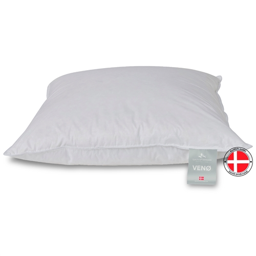 Hodepute - Venø "Medium" dunpute - 60x63 cm - 1 kammer - Quilts of Denmark