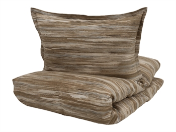 Turiform sengetøy - 140x220 cm - Yara Rustbrun - 100% bomull sateng sengetøy