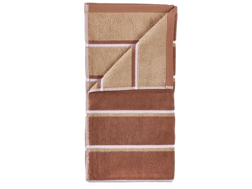 Rødt Badehåndkle - 70x140 cm - Zone Denmark