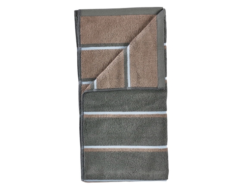 Grønt badehåndkle - 70x140 cm - Zone Denmark