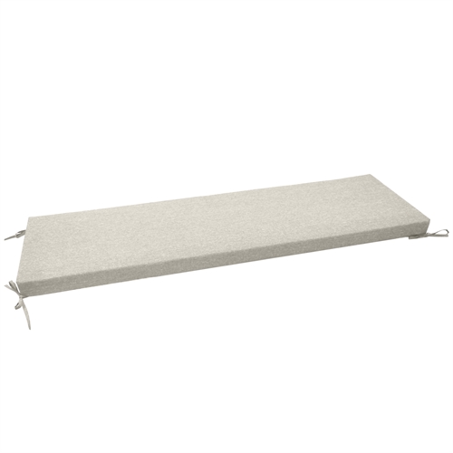 Pute til hagebenk 7 cm tykk - 148x45 cm - Beige hagepute til benk - Nordstrand Home