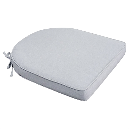 Sittepute til hagestol - 48x49 cm - 6 cm tykk - Grå hagepute - Nordstrand Home