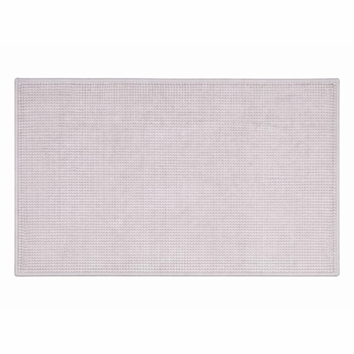 Badematte - 50x80 cm - Sklisikker badematte - Lysegrå