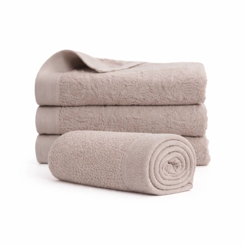 Bomullshåndkle - 100% bomull - 50x100 cm - Valmue - Rosa