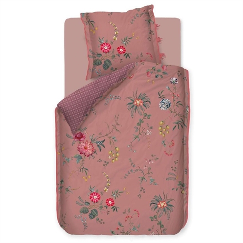 Pip studio sengetøy - 140x200 cm - Fleur grandeur - Vendbart dynetrekk - Sengesett i 100 % bomull