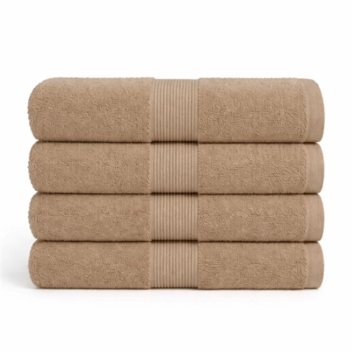 Bomullshåndkle - 100% bomull - Badhåndkle 70x140 cm - Sand