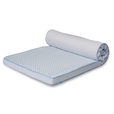 Avkjølende overmadrass - 90x200 cm - 7 soner - Luksuriøs overmadrass av memory foam 8 cm høy  - SLEEP TECH By Borg