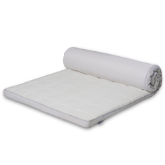 Overmadrass av lateks - 90x200 cm - 5 cm høy - Lateks og naturlateks - Zen Sleep overmadrass for enkeltseng
