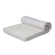 Overmadrass av lateks - 90x200 cm - 8 cm høy - Lateks & naturlateks - Zen sleep overmadrass for enkeltseng